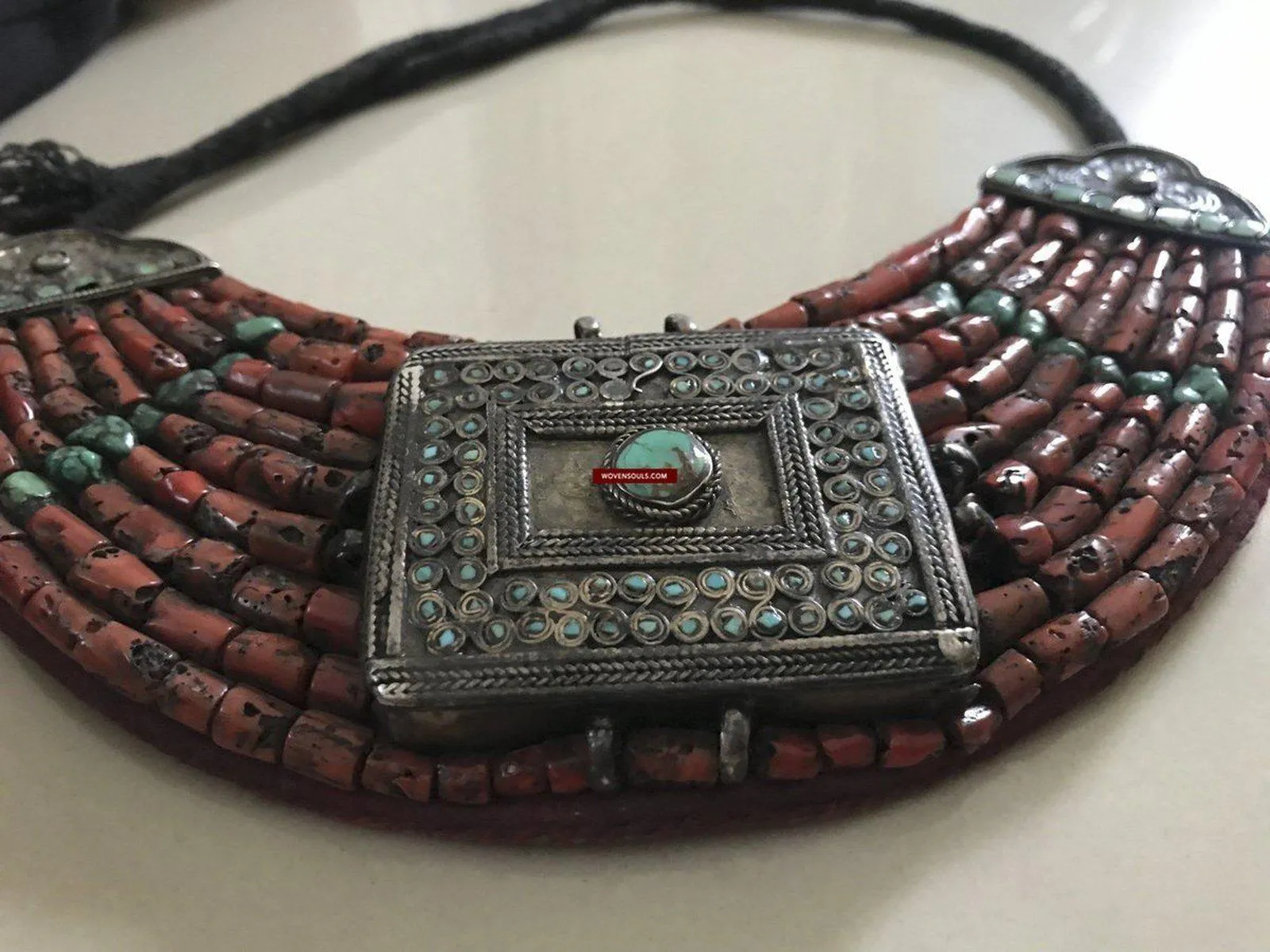 1279 SOLD Old Ladakh Heirloom Jewelry with Coral