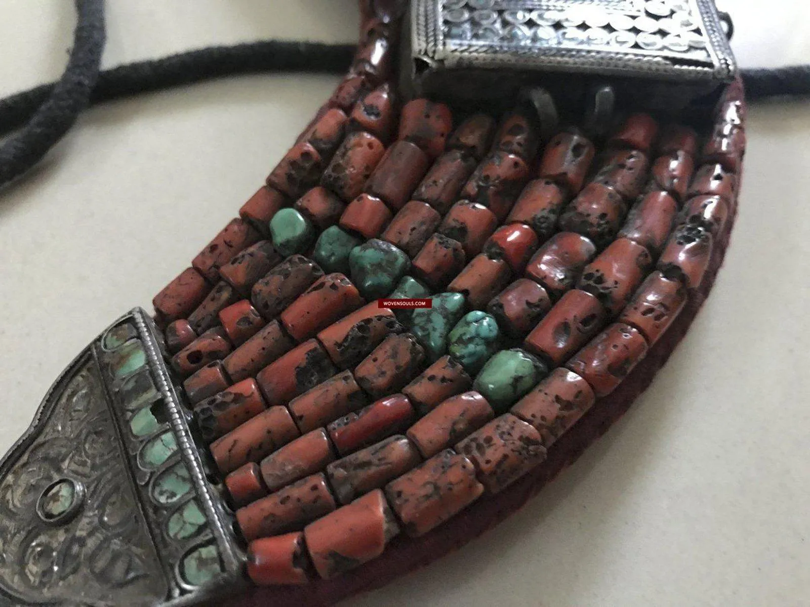 1279 SOLD Old Ladakh Heirloom Jewelry with Coral
