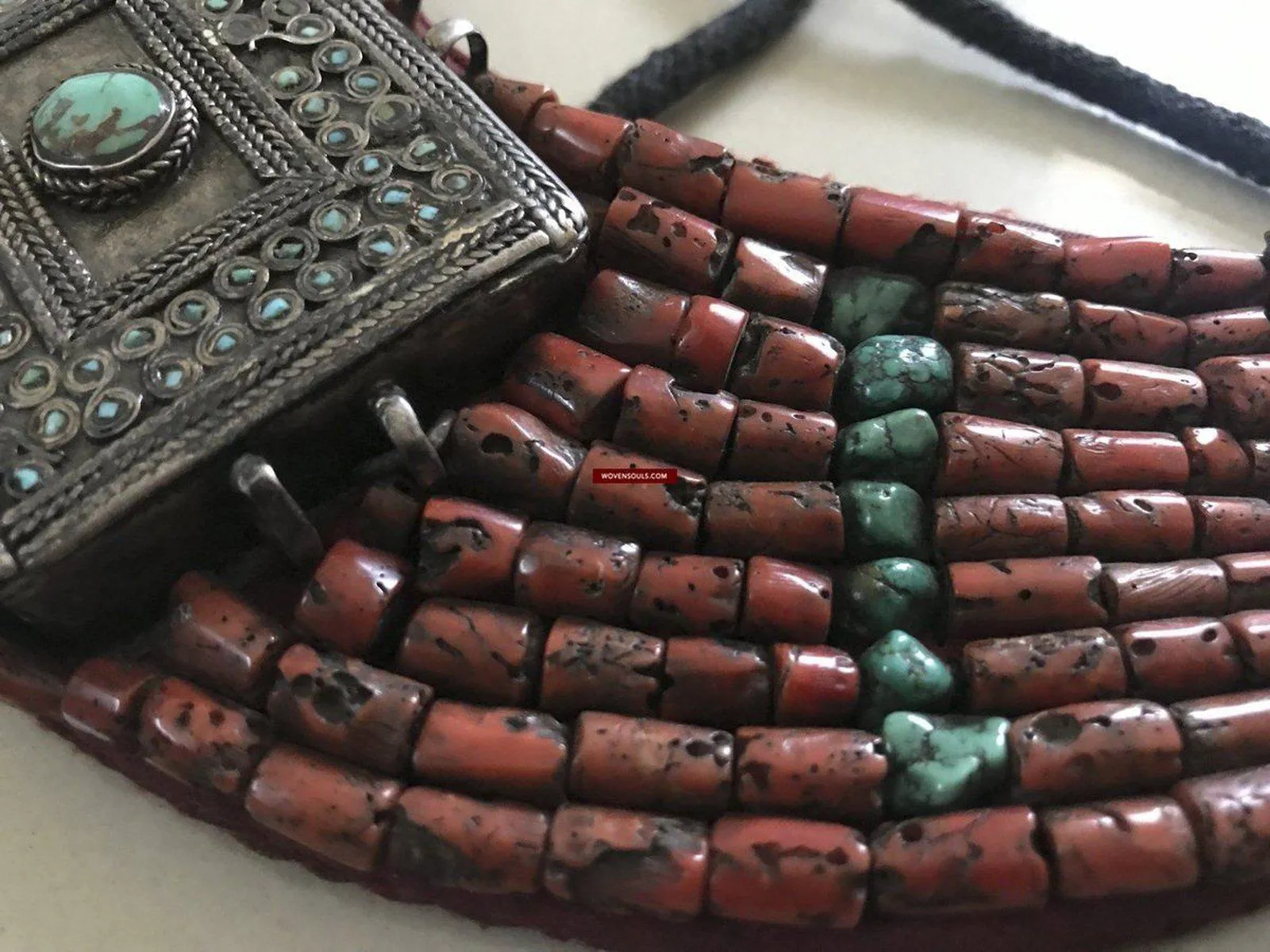 1279 SOLD Old Ladakh Heirloom Jewelry with Coral