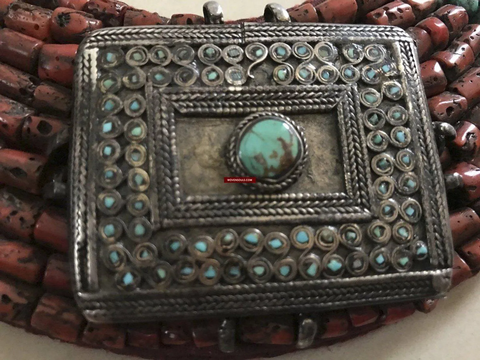 1279 SOLD Old Ladakh Heirloom Jewelry with Coral