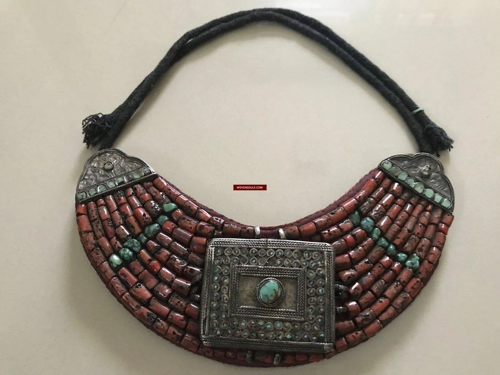 1279 SOLD Old Ladakh Heirloom Jewelry with Coral