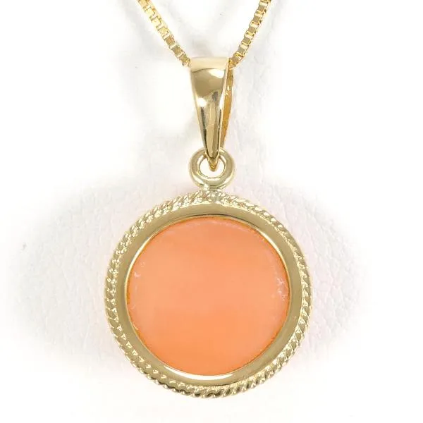 18K Yellow Gold Coral Necklace