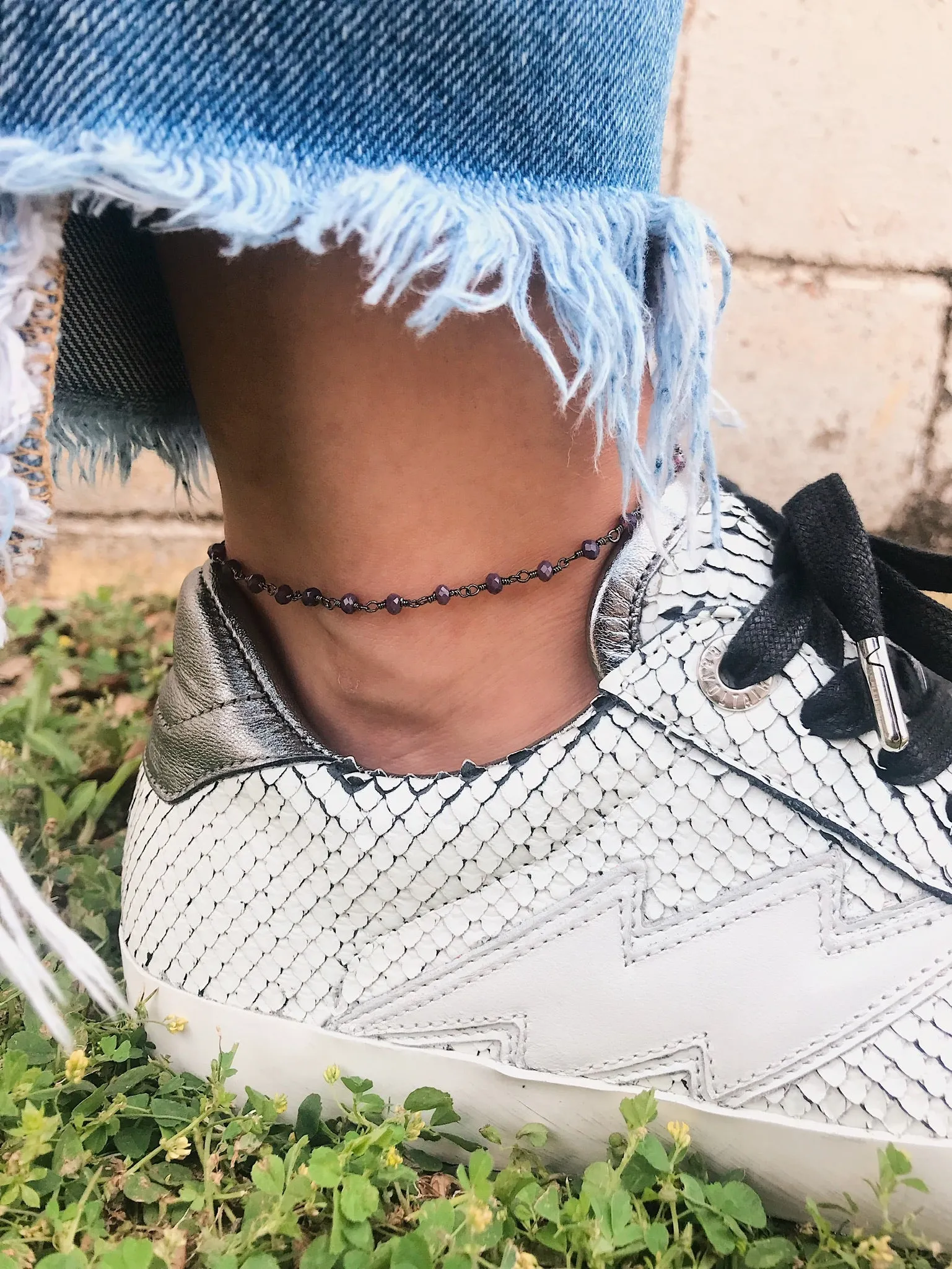 Anklet // Gunmetal