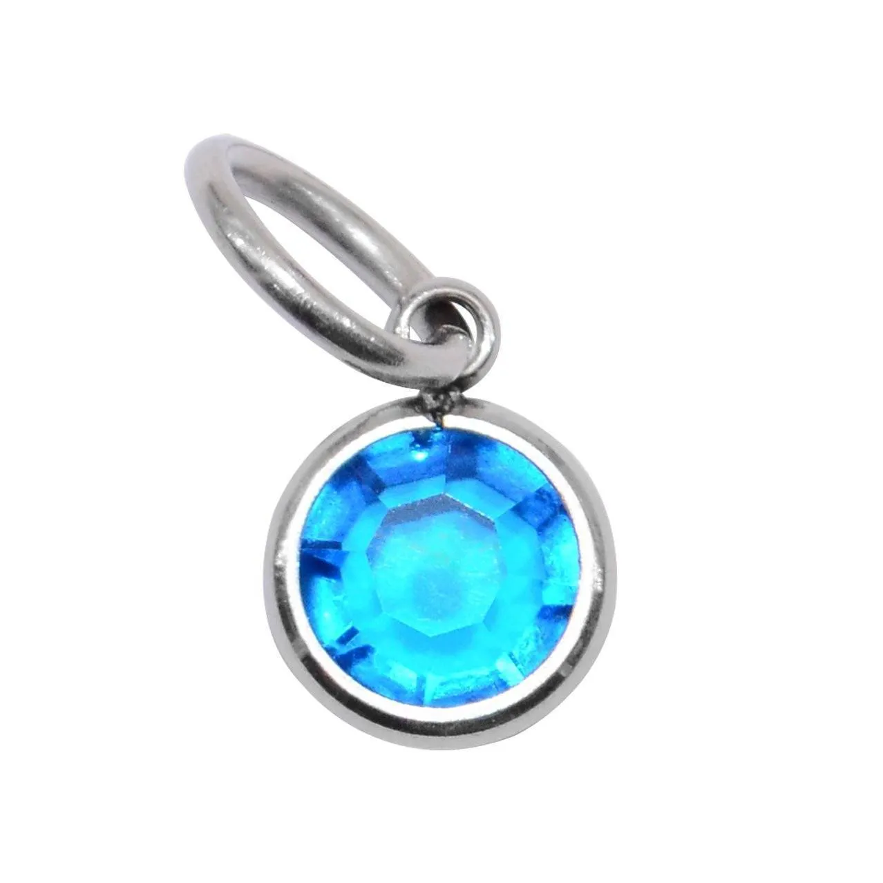 Birthstone Hanging Charm for Keyring
