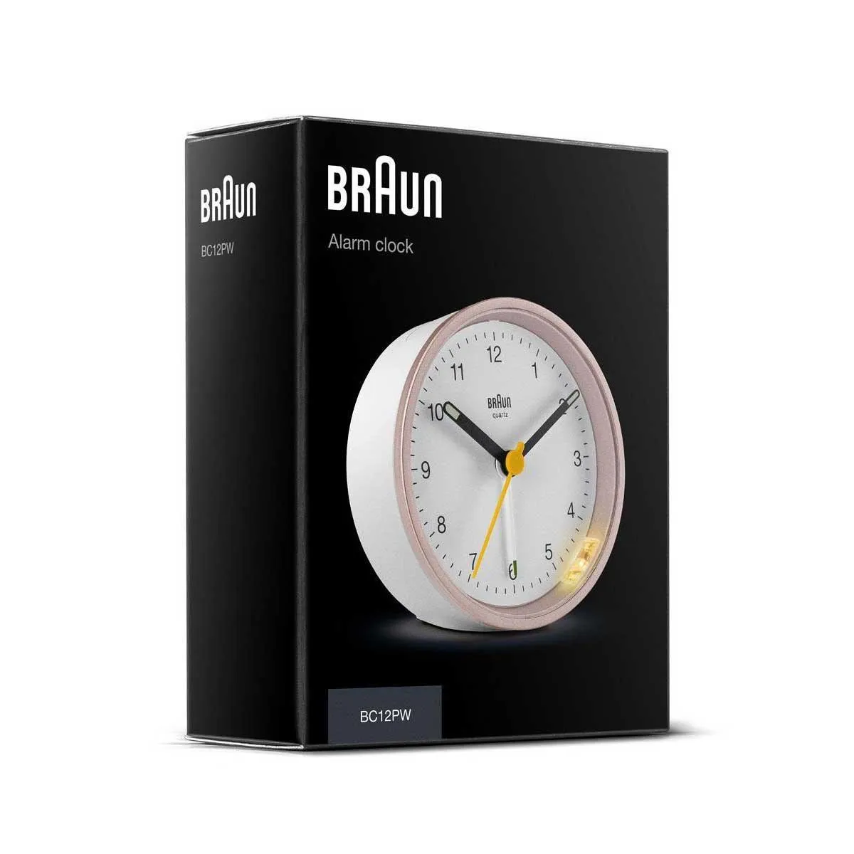 Braun Classic Analogue Alarm Clock BC12PW