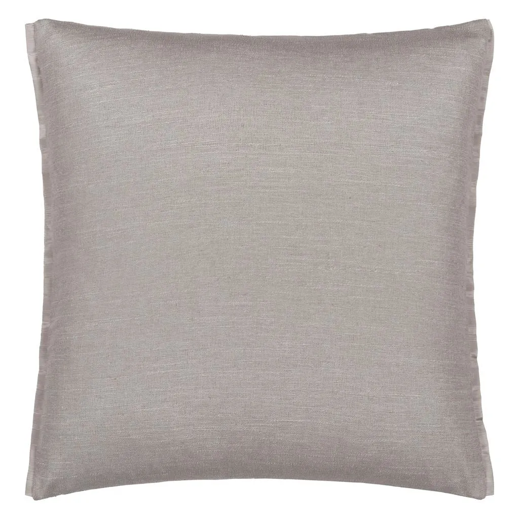 Designers Guild Jabot Moonstone Velvet Decorative Pillow