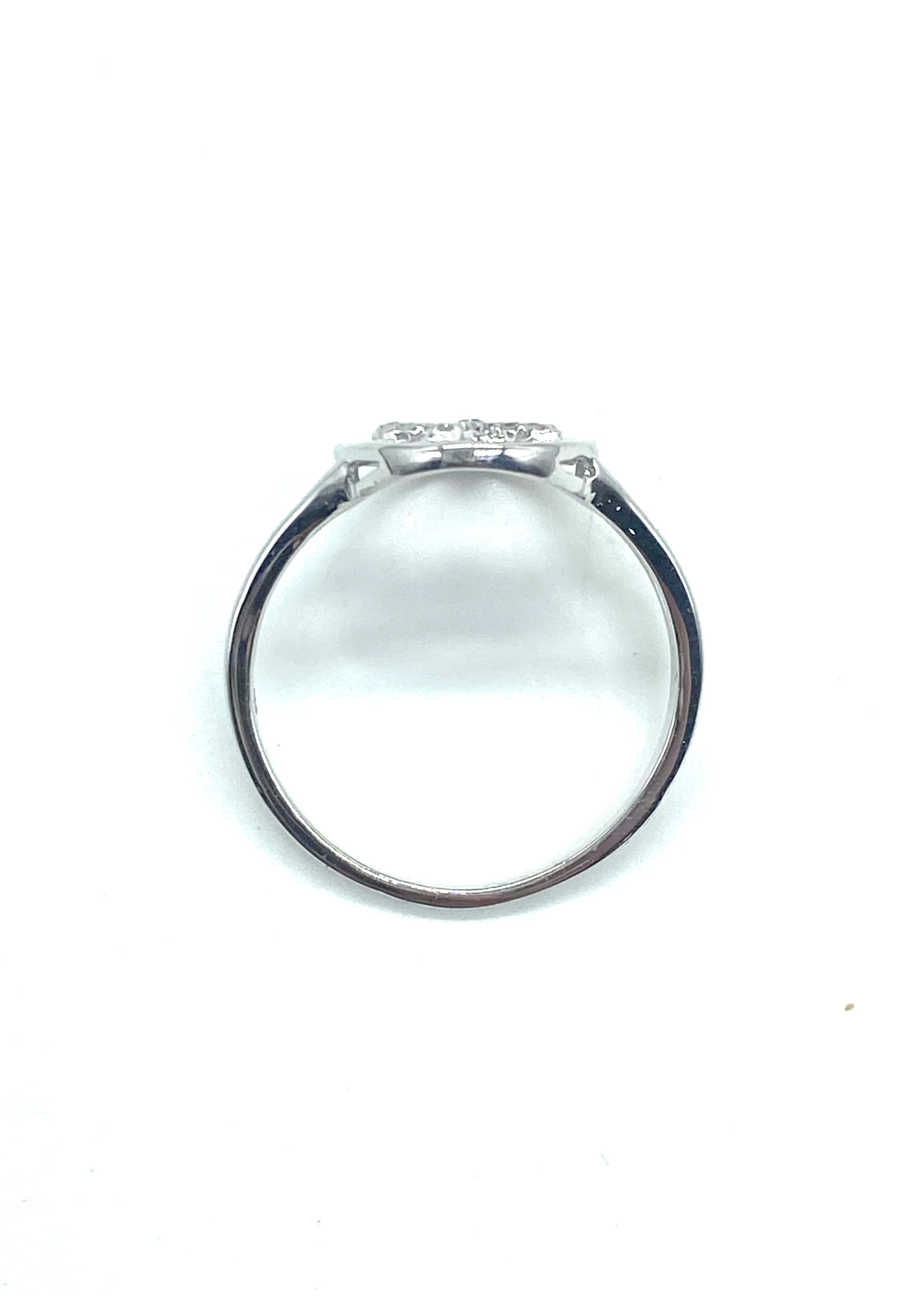 Diamond Palm Tree Ring