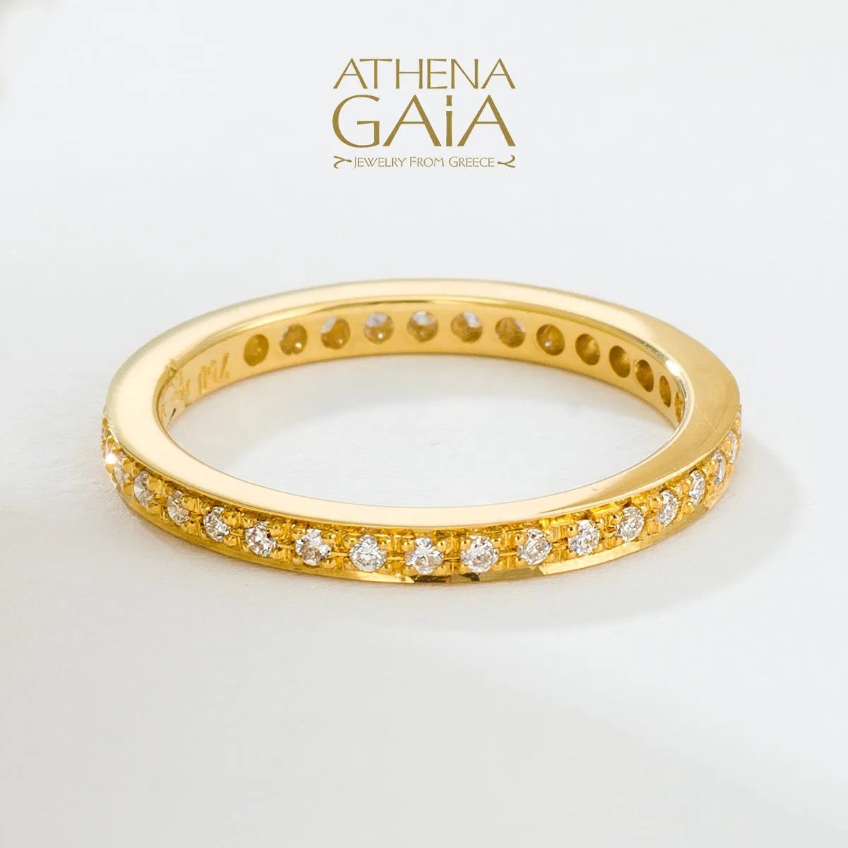 Diamond Stackable Band Ring