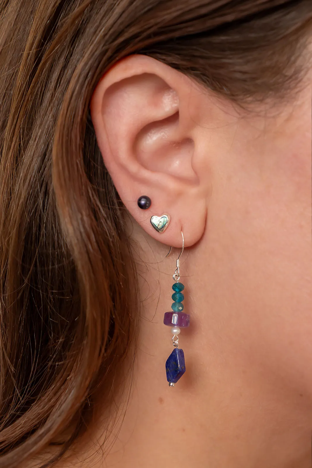Earrings Indigo Isle Inez Lapis