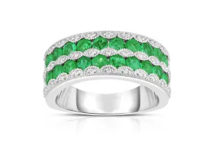 Emerald and Diamond Ring Regard Jewelry Austin, Texas