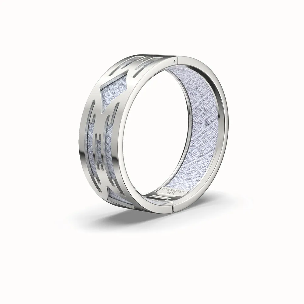 Ikat Bangle - Pewter Grey