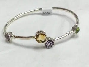 Jewelled Bangle (Various Stones)