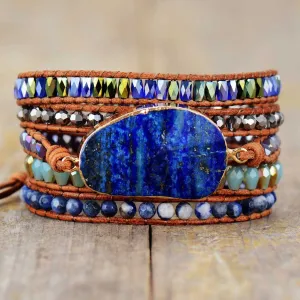 Lapis Lazuli Layered Bracelet
