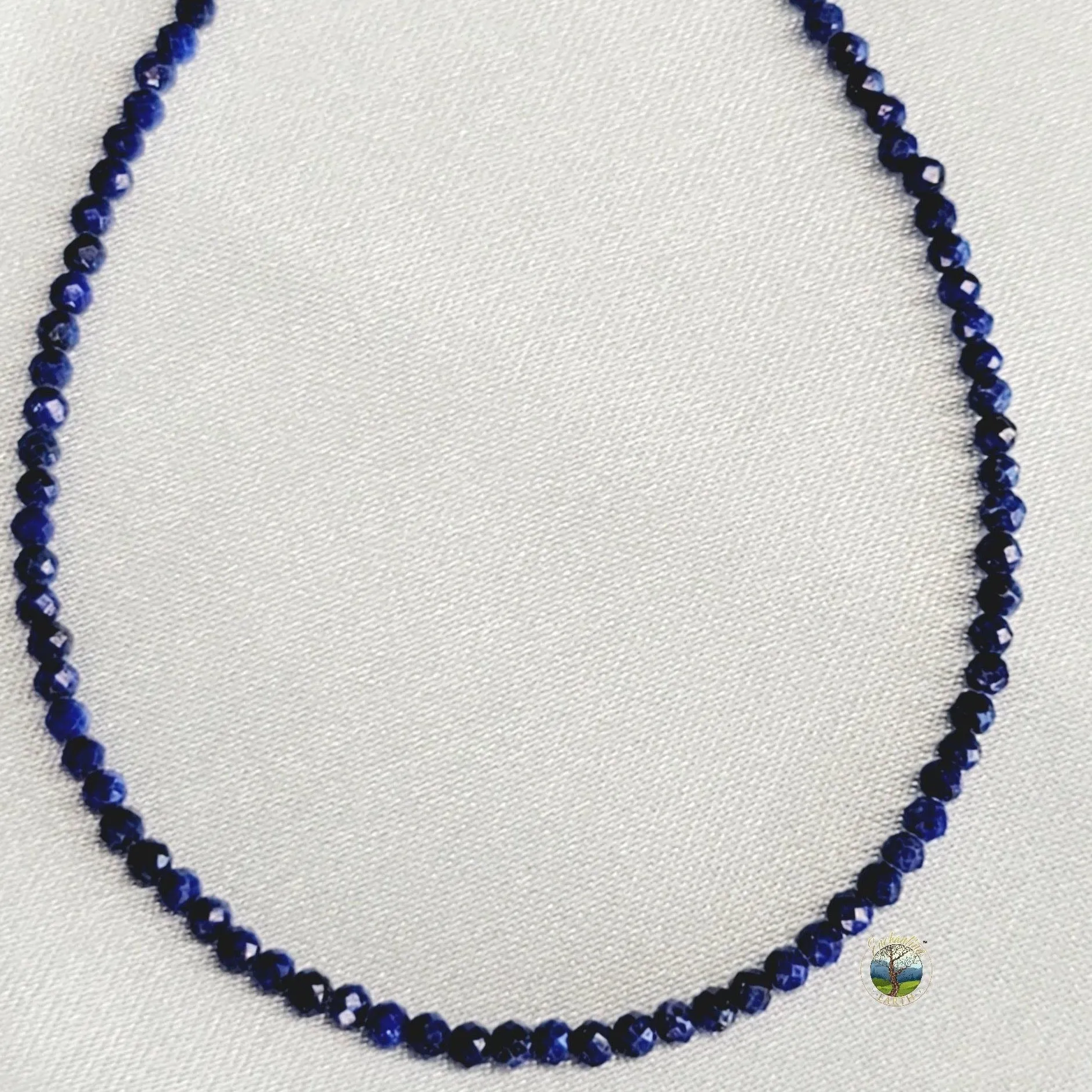 Lapis Lazuli Micro Faceted Bracelet for Confidence, Intuition and Power