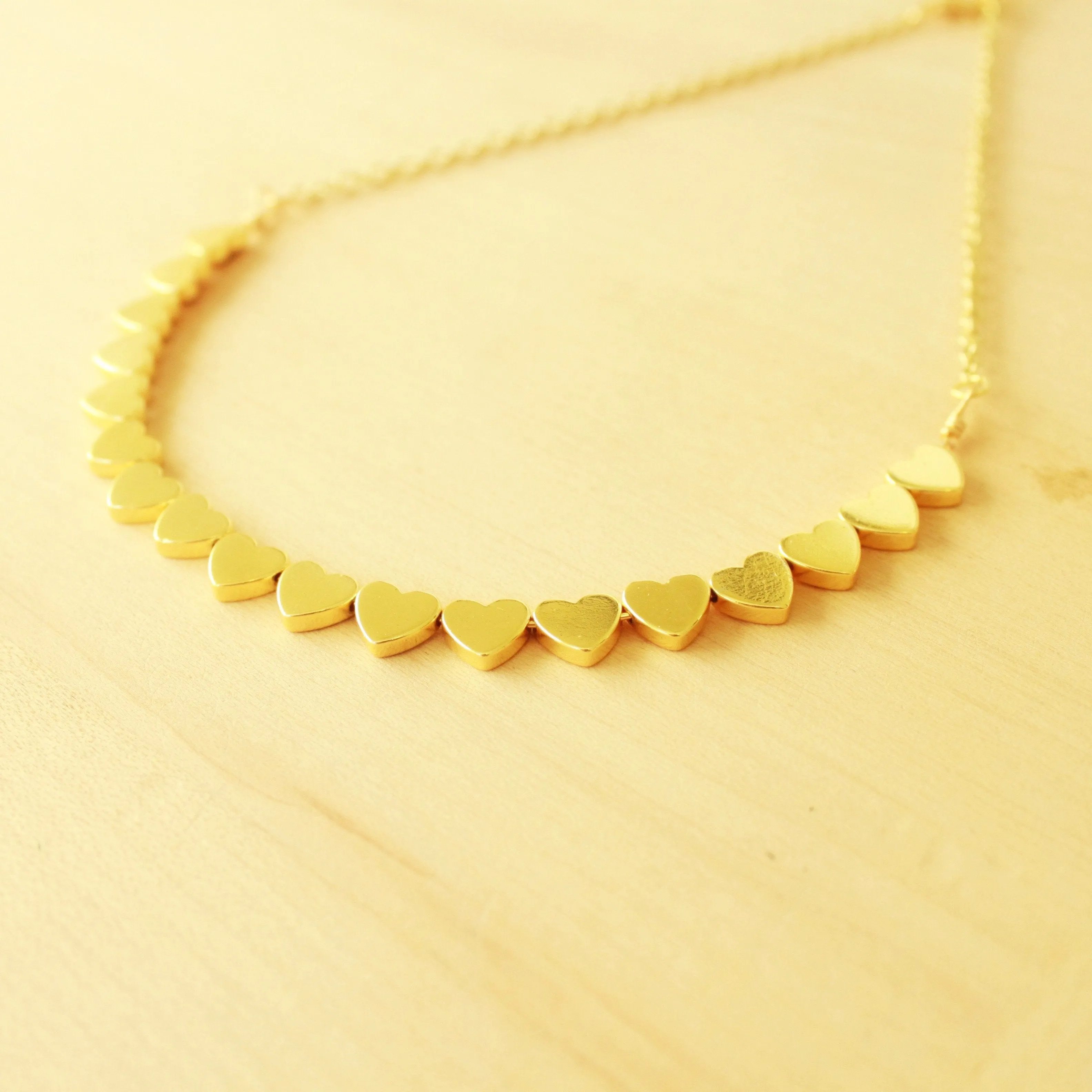 Lilly Heart Choker (Multiple Colors)