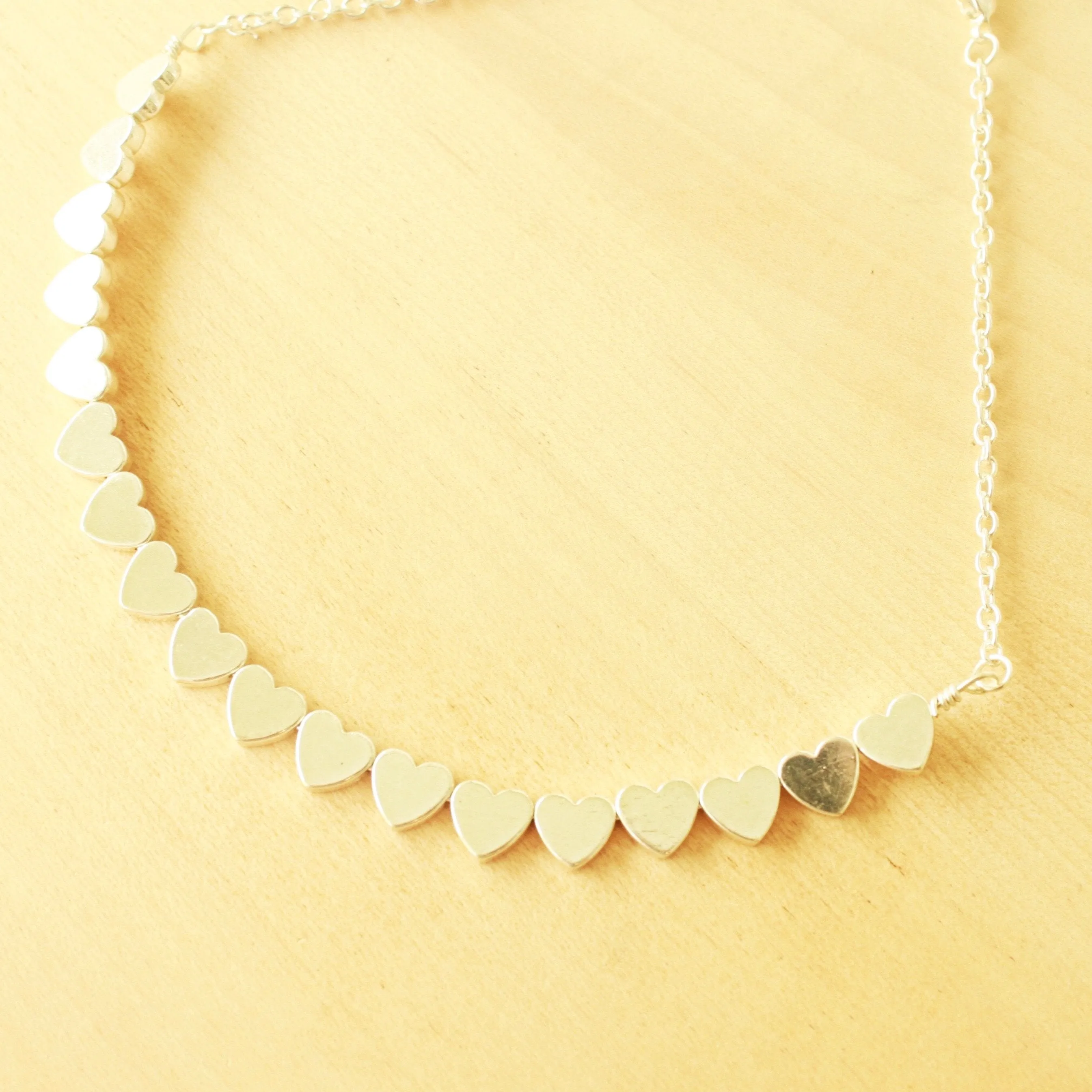 Lilly Heart Choker (Multiple Colors)