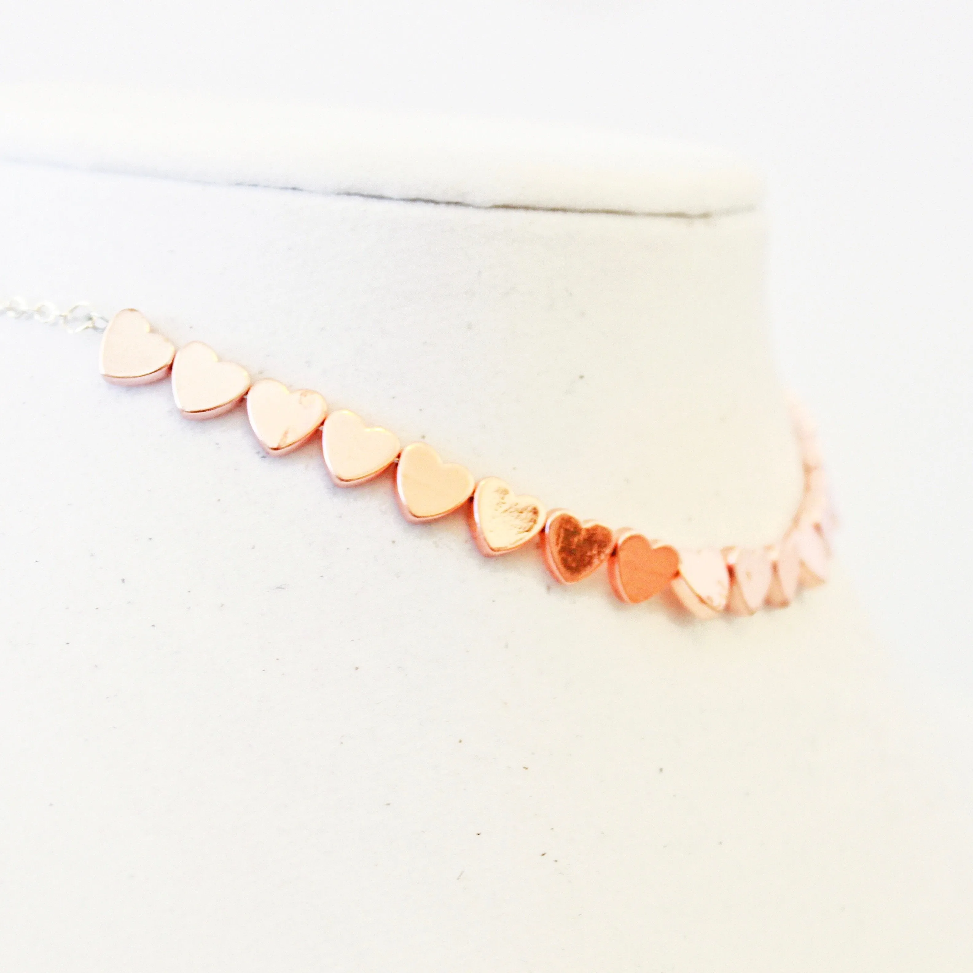 Lilly Heart Choker (Multiple Colors)