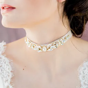 NARCISA Crystal Bridal Choker