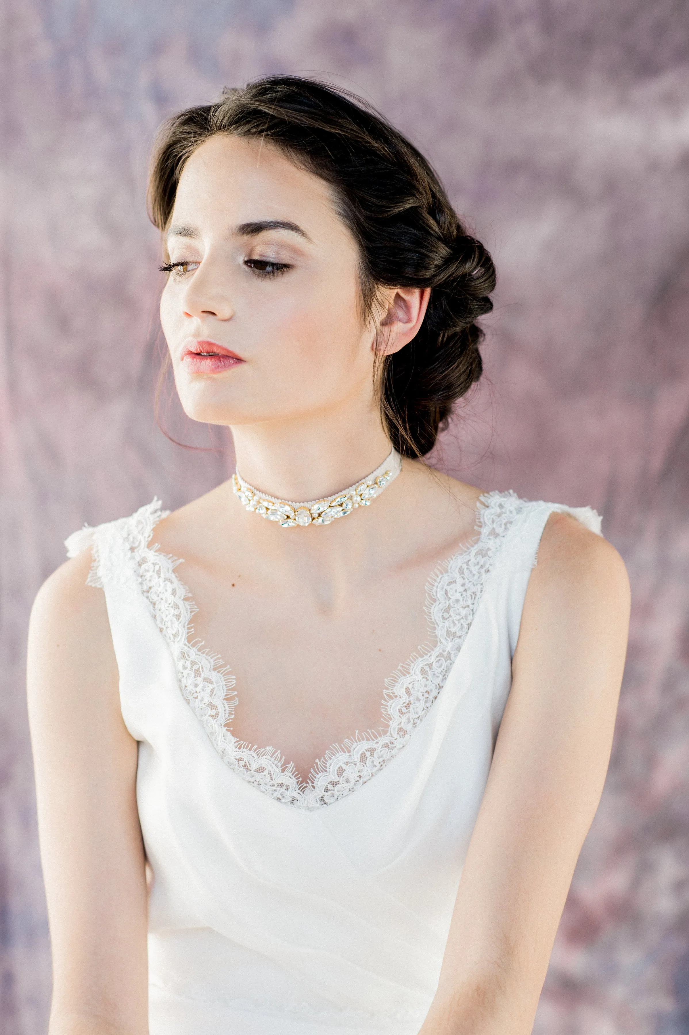 NARCISA Crystal Bridal Choker