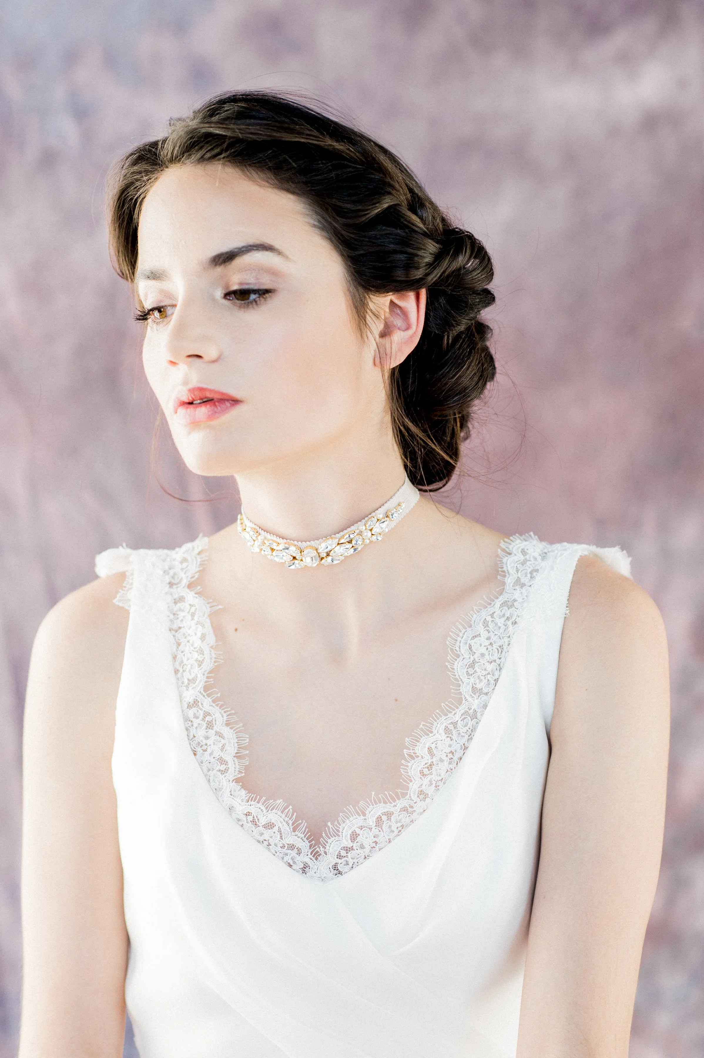 NARCISA Crystal Bridal Choker