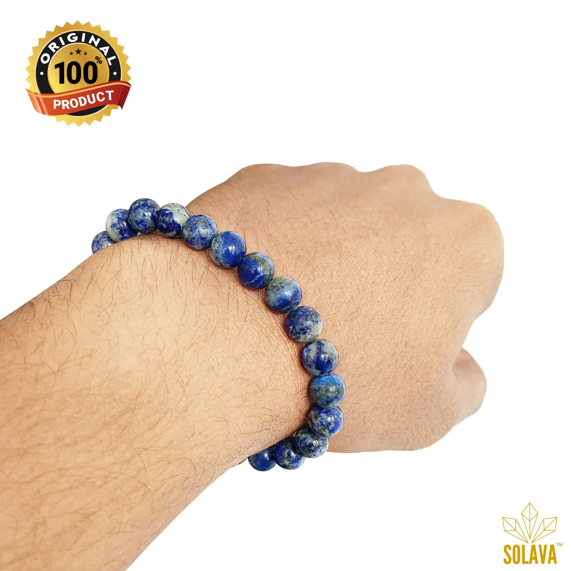 Original Lapis Lazuli Bracelet with Certificate