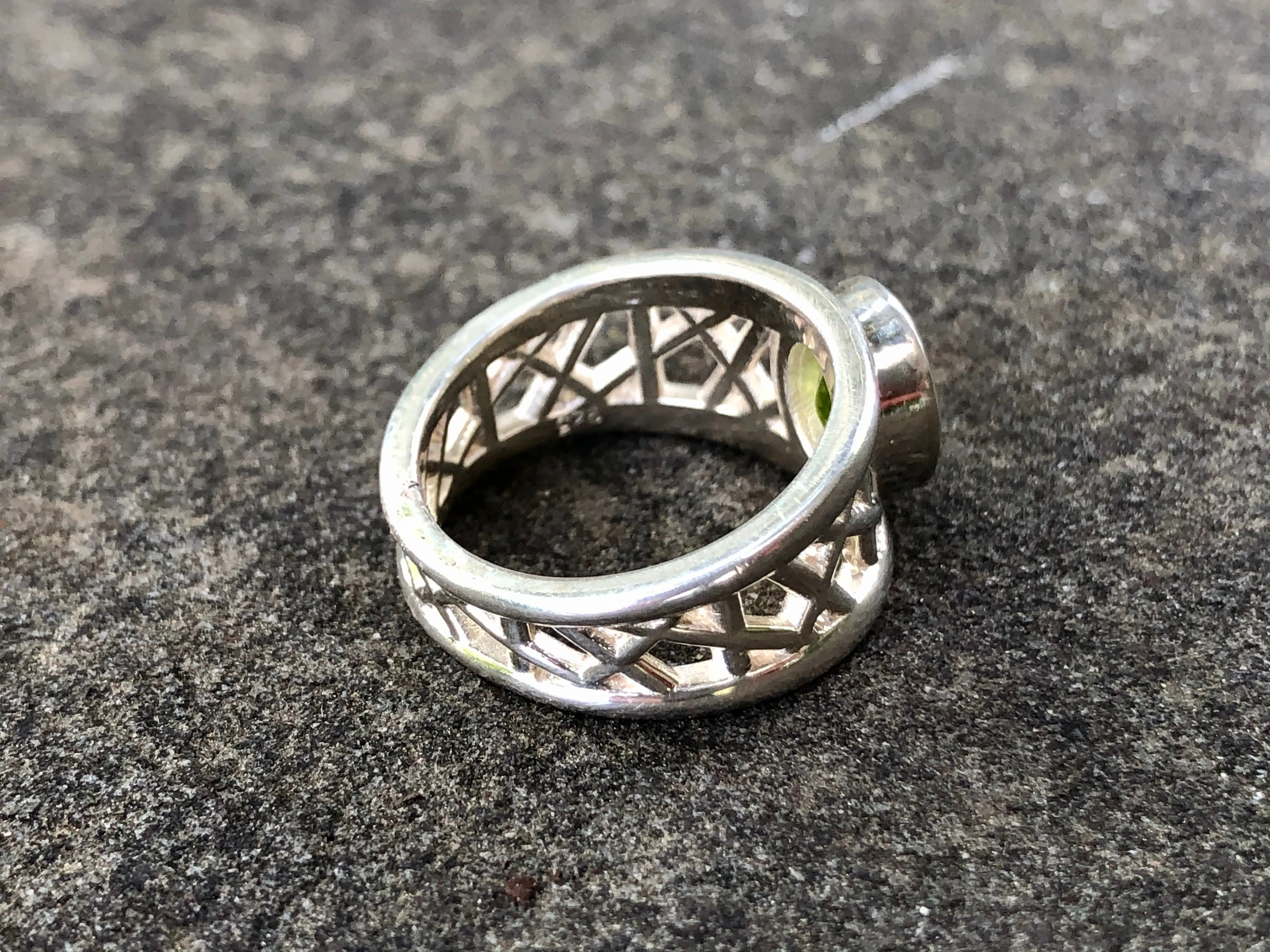 Peridot Connection Ring