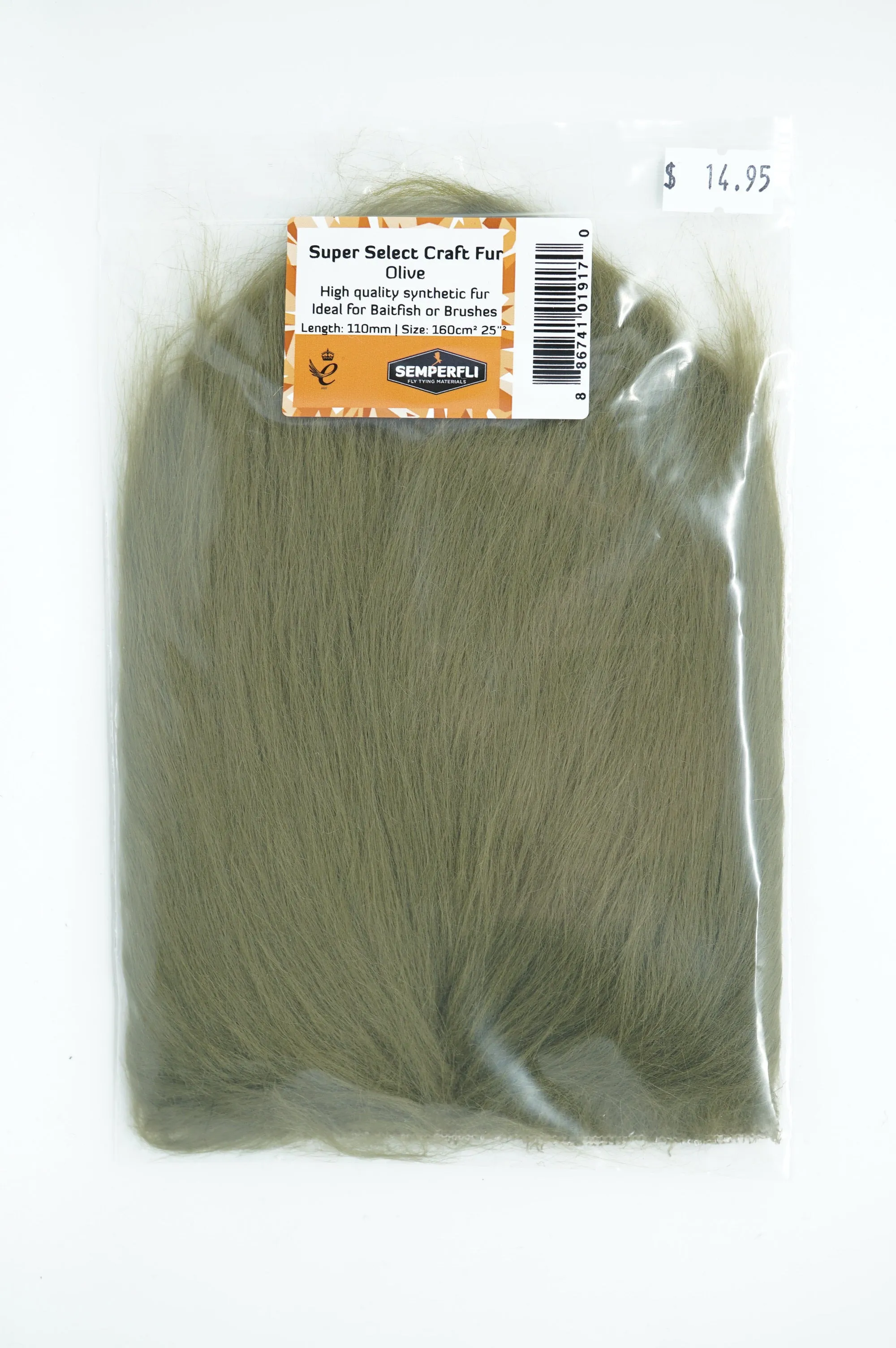 Semperfli SemperFur Super Select Craft Fur Olive