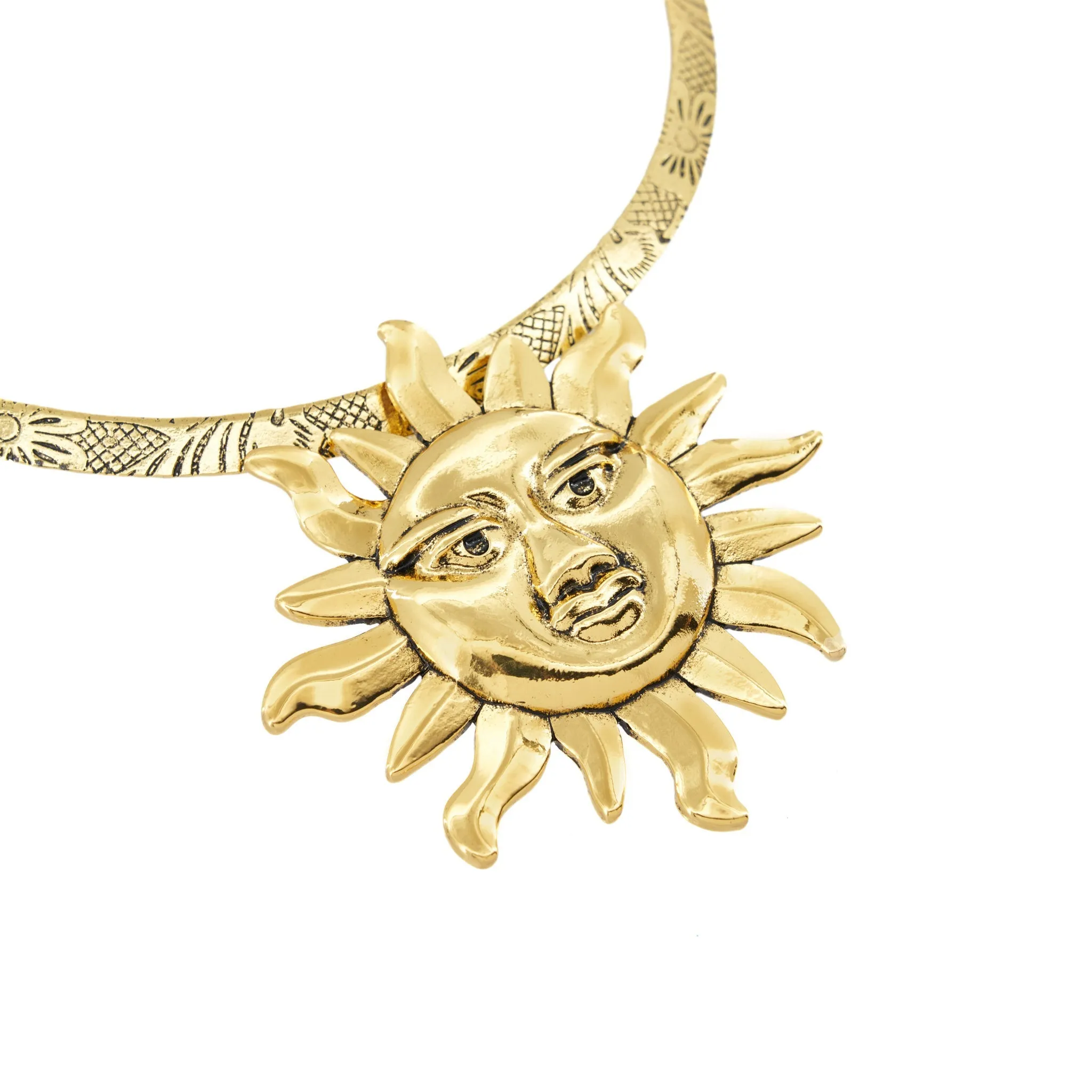 Sol Brass Choker
