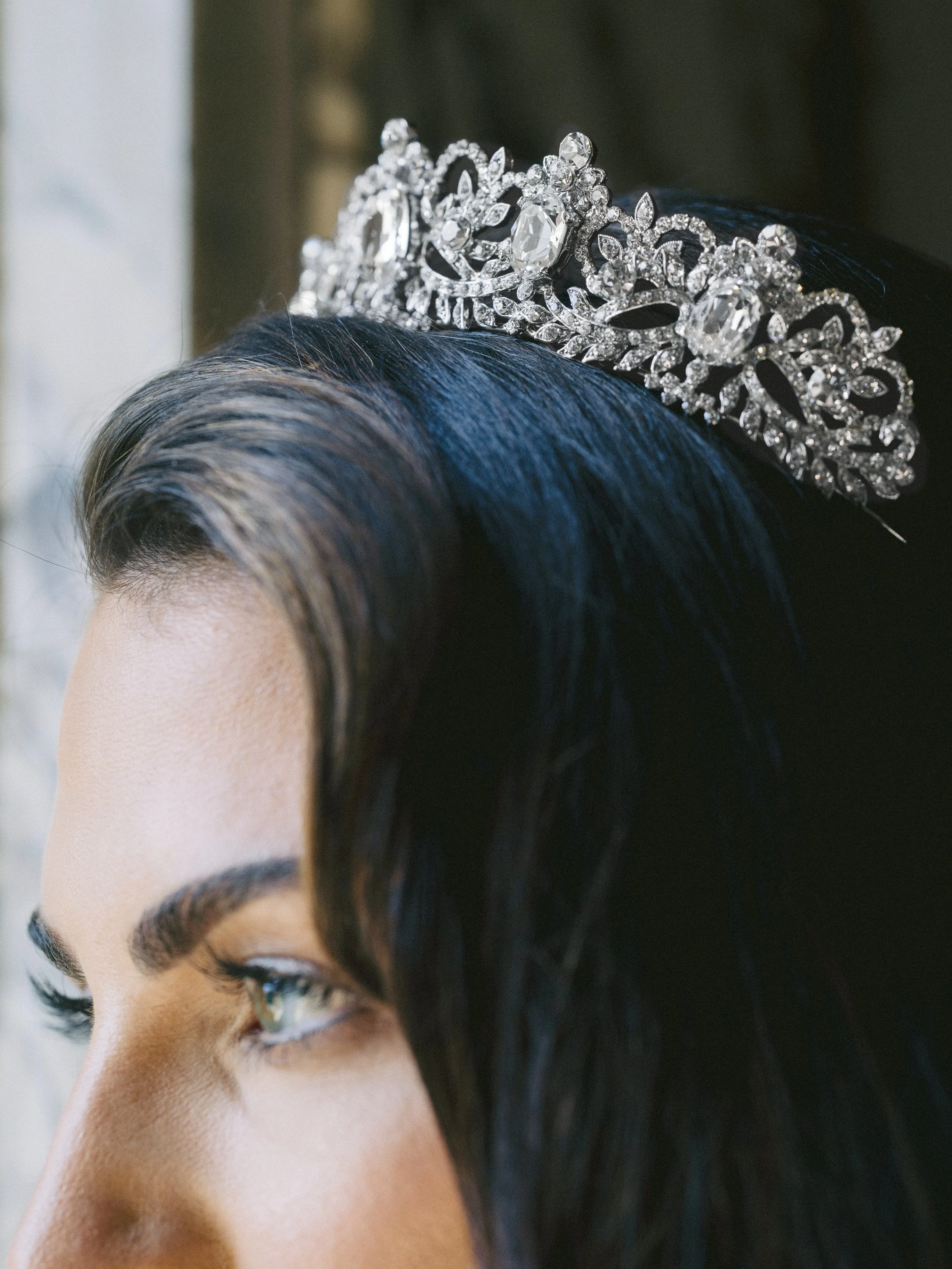 Something Blue PIPER Wedding Tiara