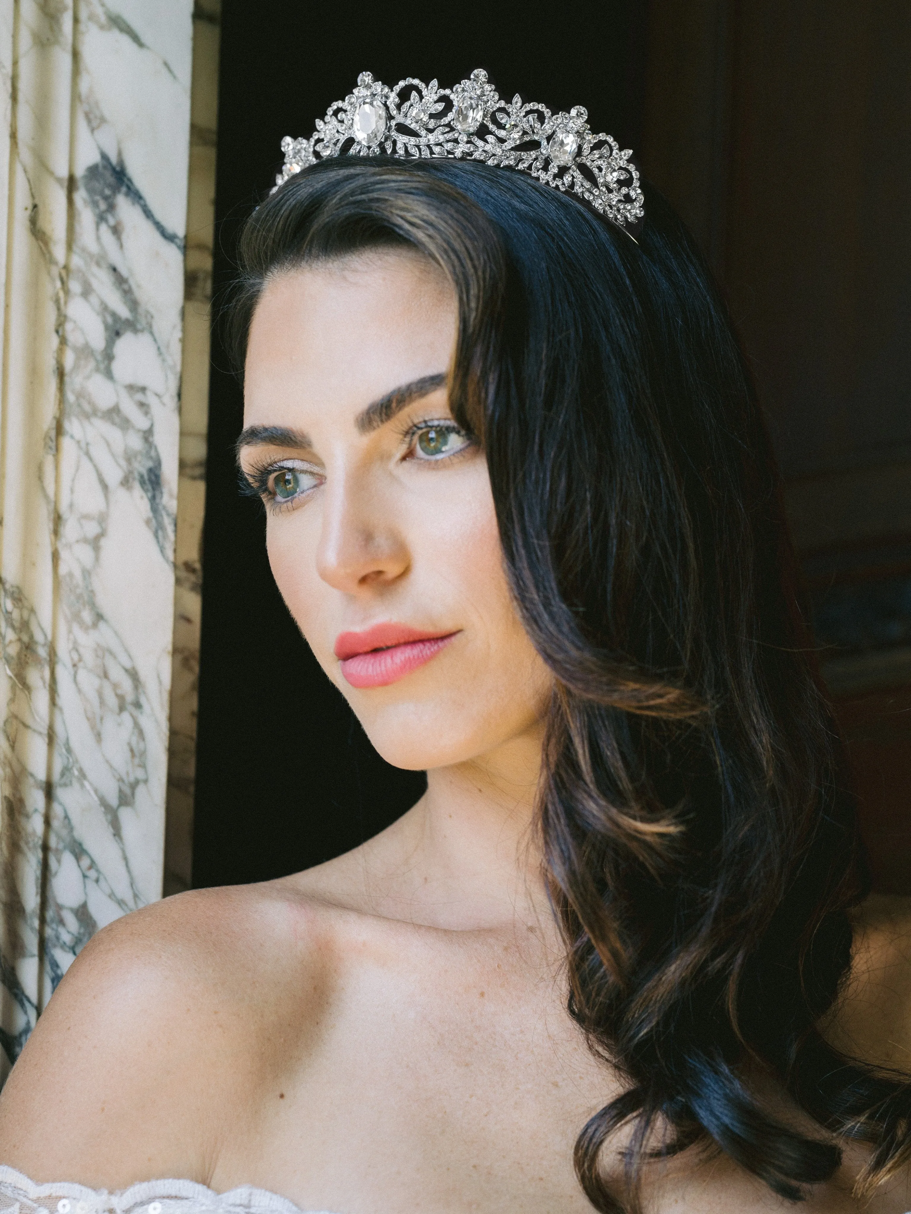 Something Blue PIPER Wedding Tiara