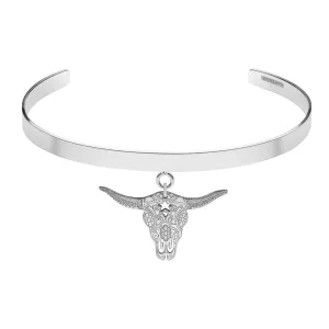 Texas Longhorn Choker