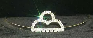 Tiara - Small Mountains Crystal Tiara #10900
