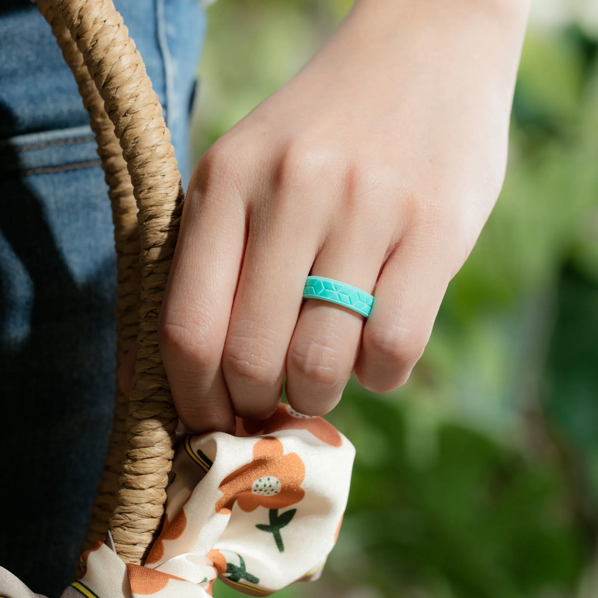 Women's Printed Aura 1 - Silicone Ring