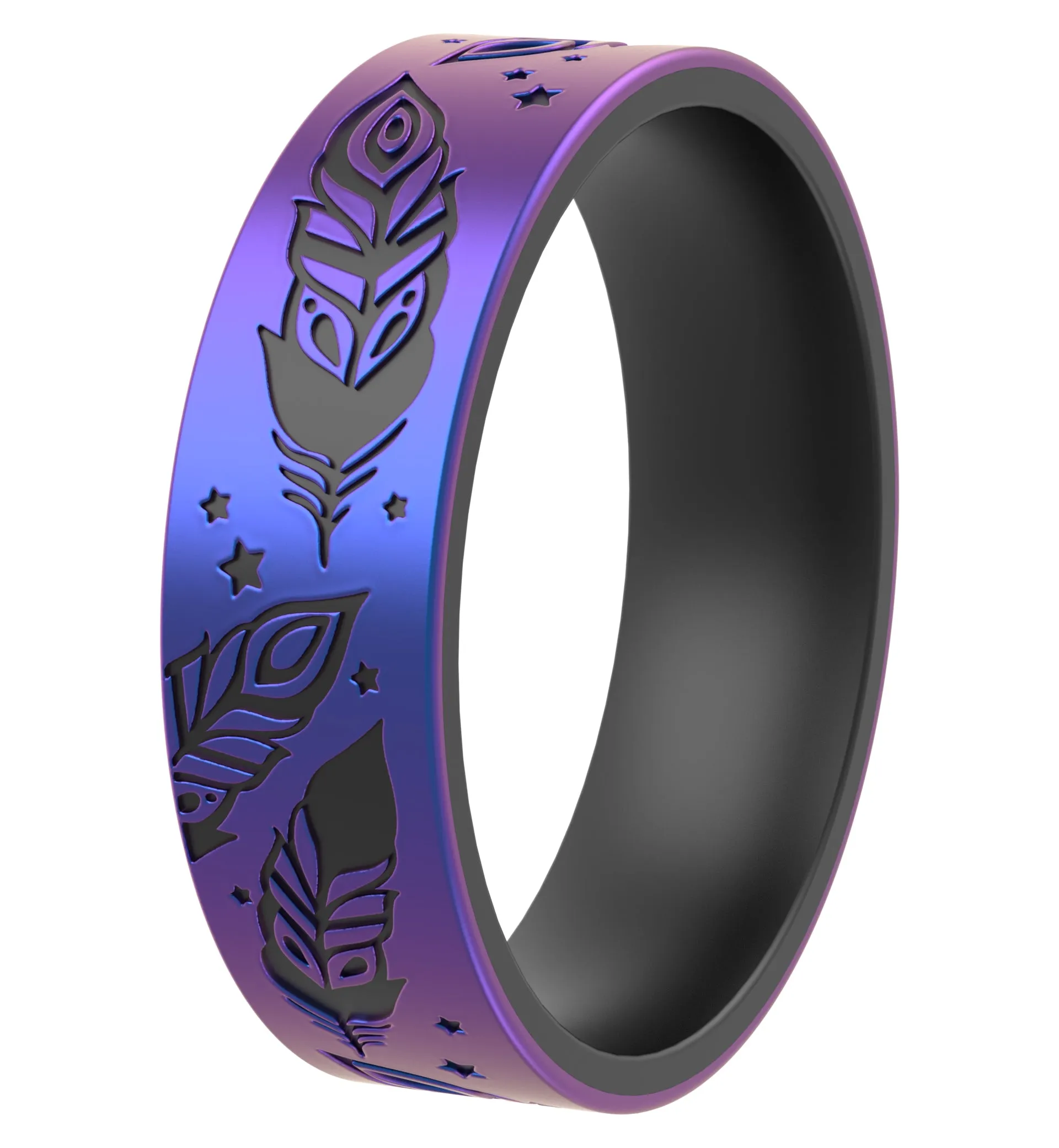 Women's Printed Aura 1 - Silicone Ring