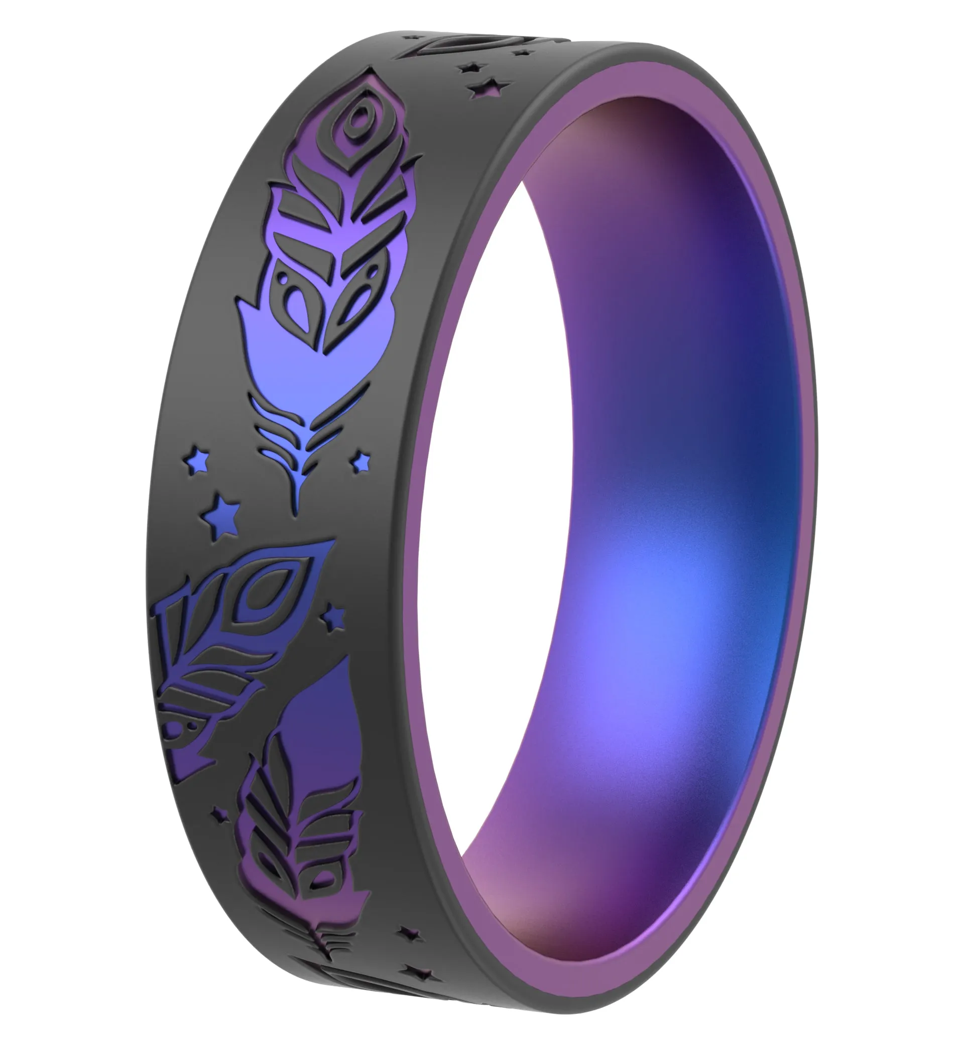 Women's Printed Aura 1 - Silicone Ring